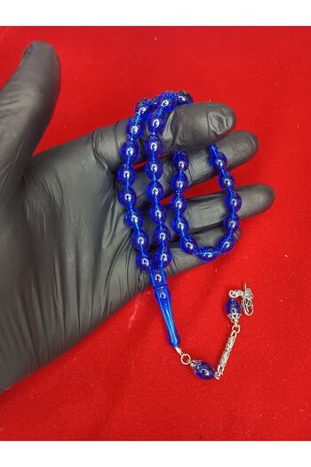 Mos Tespih Pulbere Culoare Albastru Chihlimbar Tasbih