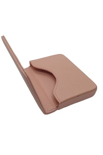 Eminsa Genuine Leather Women's Card Holder with Magnet Cover