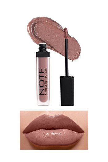NOTE Mattemoist Lipgloss Yarı Mat Saten Bitişli Likit Ruj 401 Mat Nude - Nude
