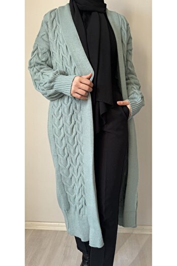 Lasirius Winter Women's Long Oversize Knitwear Cardigan - Stylish and Comfortable Design