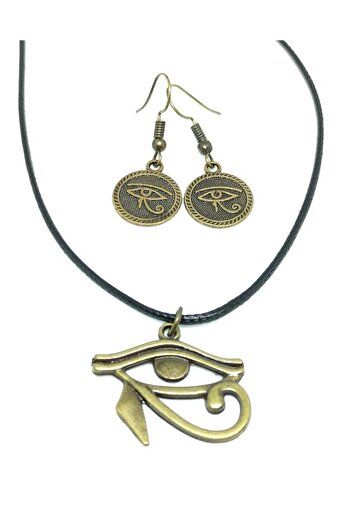 TUNA TAKI & AKSESUAR Eye of Horus Necklace - Ancient Egyptian and Symbol