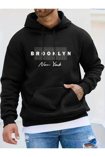 MOONBULL Ανδρικό φούτερ με κουκούλα Oversize - New York Printed