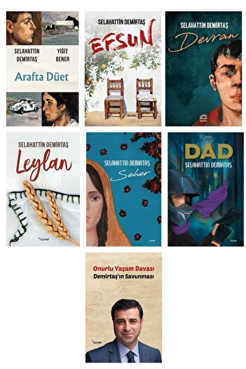 Dipnot Yayınları Selahattin Demirtaş Tüm Eserleri - Leylan - Efsun - Devran - Seher - Devran - Demirtaş Savunmaları