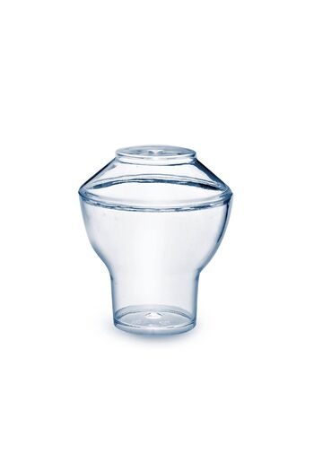 LeDari Plastic Jewelry Box - Clear - GA350 - 105ml - 8Pcs
