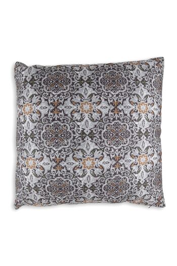 ÖZENEV 43X43 cm Patterned Throw Pillow Cover: Decorative Ethnic Ikat Damask