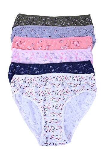 BORDO Underwear Γυναικεία εσώρουχα με μικτά σχέδια 6 τεμαχίων