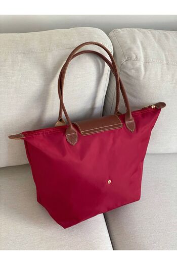 BAGLOVİS FOLDABLE FENCE DETAIL LARGE WOMEN'S BAG