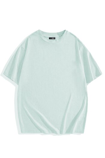 BRZ COLLECTION Μπλουζάκι Unisex Oversize Light Blue Basic