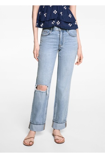 Mango Teen Metallic Jeans for Kids