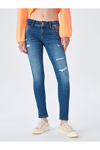 Ltb Pantaloni de piele Molly M Mid Rise