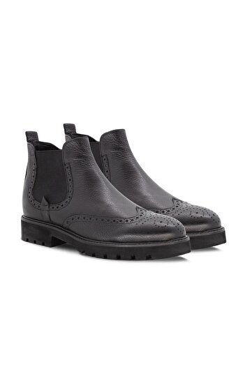 Vario Brogue Chelsea Erkek Bot Sıyah (BLACK)