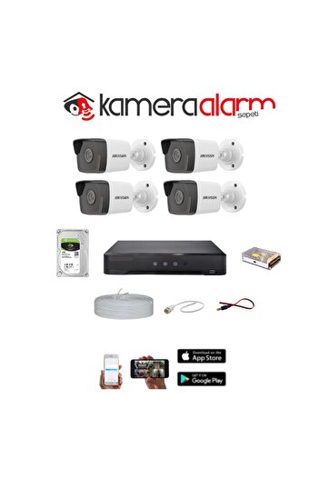 Hikvision 4 Camera Security Camera Full Set