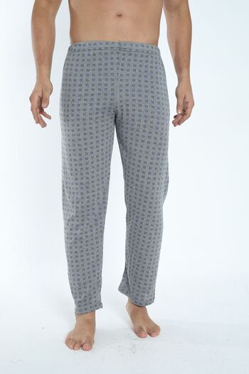 DONEX Printed Men's Pajama Bottoms - Cotton, Thin Breathable Fabric