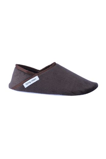 Flyingsteps Men's Bab&ter Non-Slip Sole Indoor Slippers Home Shoes Panduf 10012