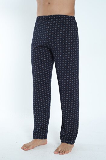DONEX Printed Men's Pajama Bottoms - Cotton, Thin Breathable Fabric