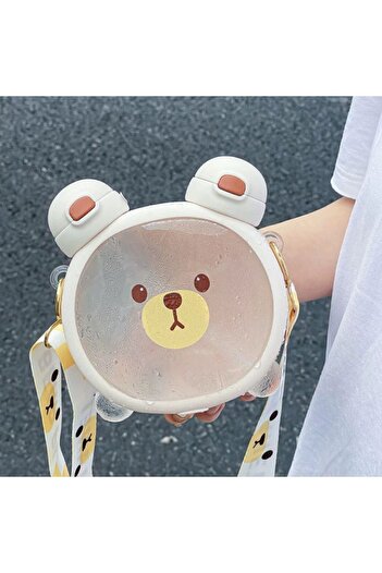 Luca Mia 750 ml Cute Teddy Bear Figured Water Bottle