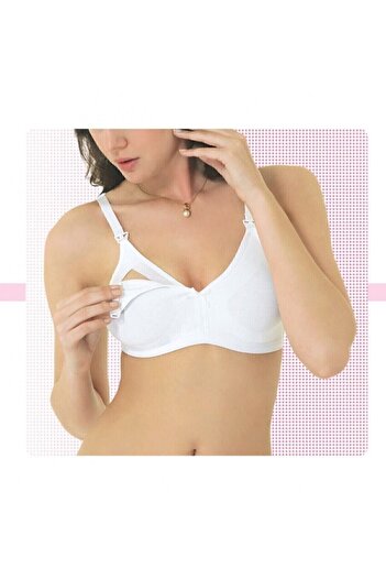 İmer Çamaşır Imer Women's Skin Fabric Nursing Bra
