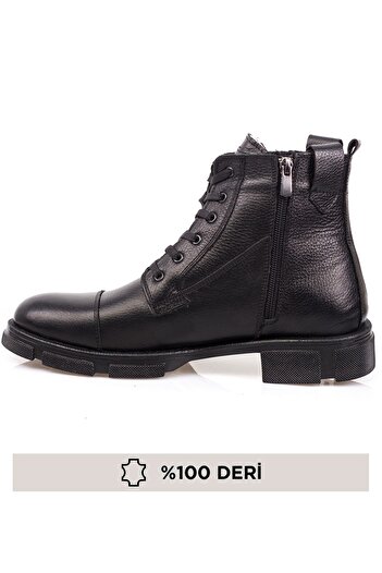 Şahin %100 Hakiki Deri, Suya Dayanıklı, Erkek Deri Bot