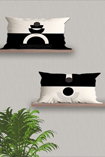 Belle Benoit Rectangular 30x50 Set of 2 Modern Design 3D Digital Printed Gift Pillow Cases