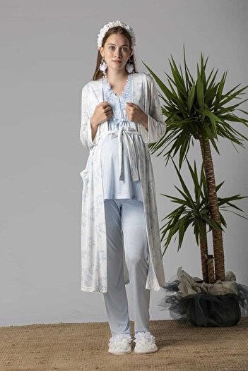 Effortt Lohusa Pijama Takımı Ve Sabahlık