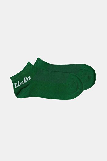 UCLA Adelita 2-Pack Green Ballerina Jacquard Standard Fit Unisex Socks
