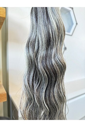 Hairpim Wavy100% İnsan Saçı (0.6 Gr) Kırçıllı Röfle 50 Adet 70 Cm Yeni Nesil Kaynak Saç