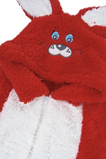 Bebelop Unisex Kids Plush Sleeping Bag with Rabbit Ears - Zippered