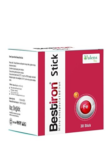 Valens Bestiron Iron Supplement Food 30 Stick Sachet