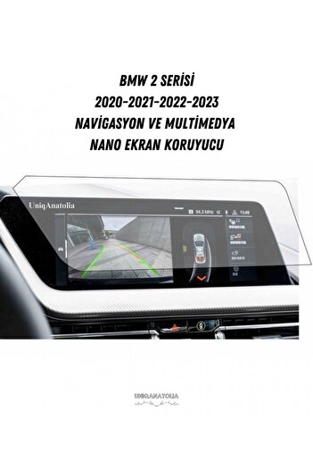UniqAnatolia Bmw 2 Series 2020-2023 - Nano Screen Protector Compatible with Multimedia and Navigation