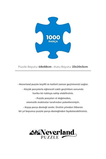 Neverland 1000 Parça Puzzle - Gezegenler (PLANETS)