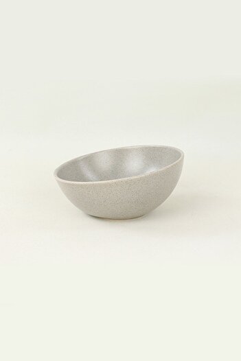 Keramika Artistic Matte Gray Bowl 23 Cm 2 Pieces