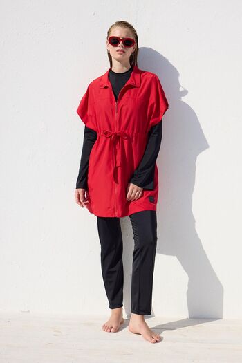 Manuka Red Swimsuit Vest