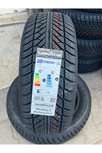 Goodyear 195/55r16 87h Ultragrip 8 Kışlık Lastik 2024 Tarihli