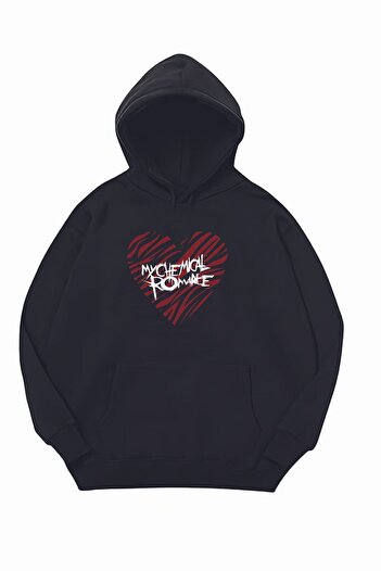 Korefanzin My Chemical Romance Black Hooded Hoodie - Φούτερ Code Trend