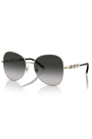 Tiffany Woman Pilot Sunglasses- Tf 3086 - Lense Size:57mm - Pale Gold