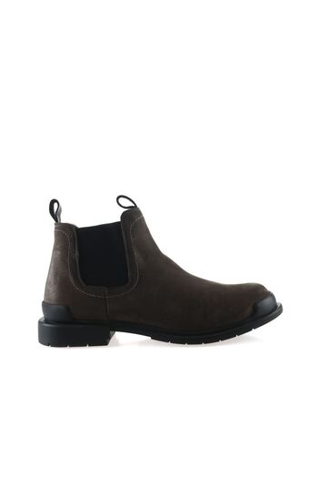 Bueno Shoes Γυναικείες φλατ μπότες Nubuck Brown - 01wr0901