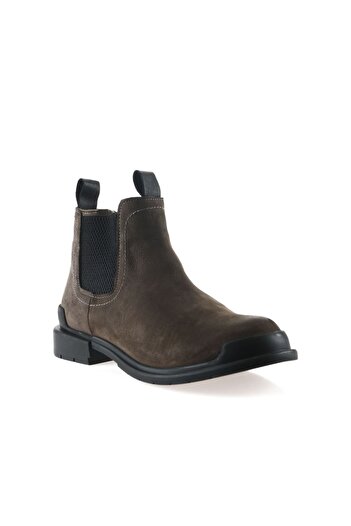 Bueno Shoes Γυναικείες φλατ μπότες Nubuck Brown - 01wr0901