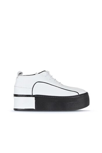 Bueno Shoes 01ws7001 Модель Білі шкіряні жіночі туфлі на підборах