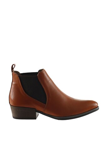 Bueno Shoes Γυναικείες μπότες με τακούνι Tan Leather - 01wp1303