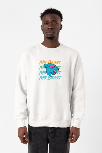 Tshirthane Містер Біст Леттерн Бейзак Еркек 2ip Світшот