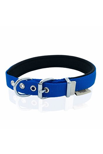 SAVEX Doggie comfort woven neck collar royal blue 2.0*30-35 cm (dsbt-2010 s)