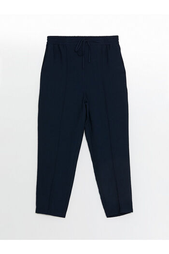 LC Waikiki LCW Women's Elastic Waist Straight Trousers