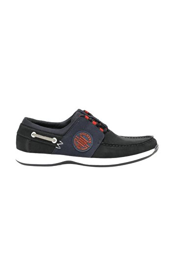 Dockers 220100 Men's Marine Shoes - Genuine Nubuck Leather, Daily Lace-up