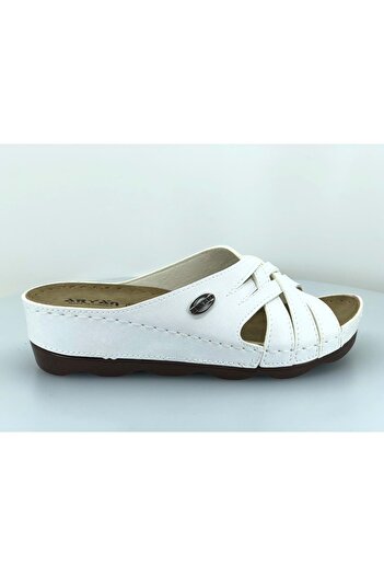 Kids Club Shoes Aryan D.r Рекомендовані ортопедичні жіночі капці БІЛІ