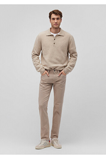 Mavi Jake Light Brown Gabardine Trousers - Comfort 0042285236