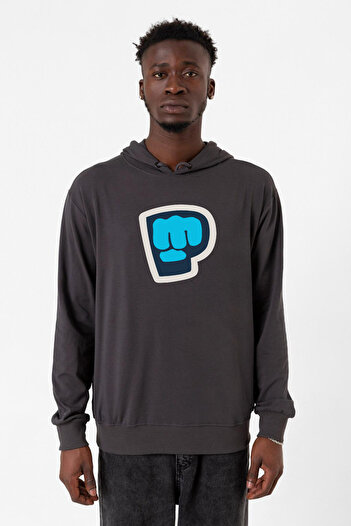 Tshirthane PiewDiePie Active Füme Чоловічий 2ip з капюшоном