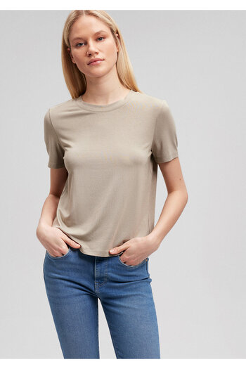 Mavi Béžové tričko Lux Touch – Regular Fit, Tencel TM, 1611645 -70354