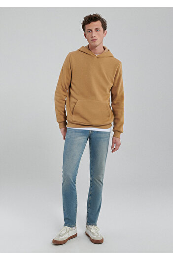 Mavi Hooded Brown Basic Sweatshirt0610937-70215