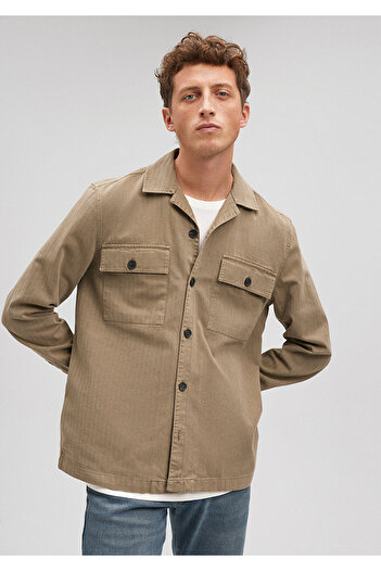 Mavi Καφέ πουκάμισο κανονική εφαρμογή / Regular Fit0210339-71819