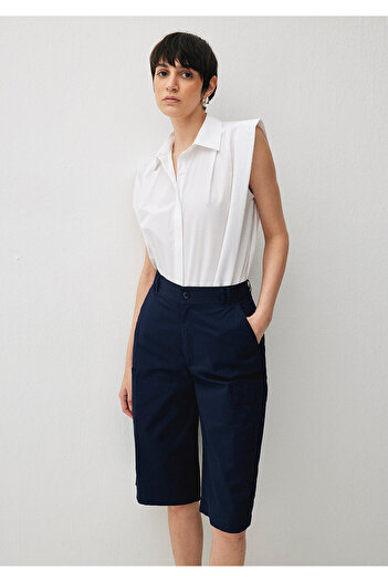 Mavi White Oversize Sleeveless Shirt -1210853-620